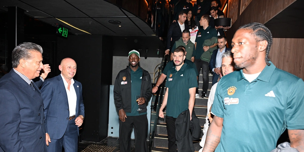 Το δείπνο καλωσορίσματος της NBL στον Παναθηναϊκό. 