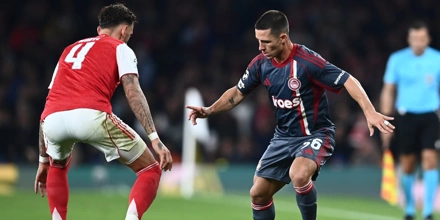 Champions League: Ήττα για τον Ολυμπιακό, η Άρσεναλ κέρδισε τους «ερυθρόλευκους» με 2-0 podence.jpg