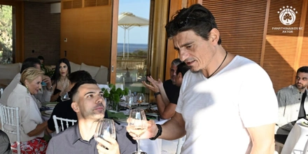 Παναθηναϊκός Aktor: Ο Δημήτρης Γιαννακόπουλος παρέθεσε γεύμα στην ομάδα sloukas-giannakopoulos.jpg