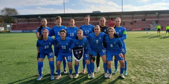 Μεγάλη νίκη με τρία «τριφύλλια» στην πρεμιέρα της Εθνικής Νεανίδων