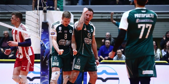 Παναθηναϊκός:  Ο «εξωγήινος» Νίλσεν  τελείωσε το δεύτερο σετ του ντέρμπι με 4 συνεχόμενους άσσους!