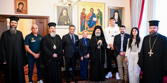 Παναθηναϊκός Aktor: Το «τριφύλλι» επισκέφθηκε την Ελληνική Ορθόδοξη Αρχιεπισκοπή Αυστραλίας (pics)