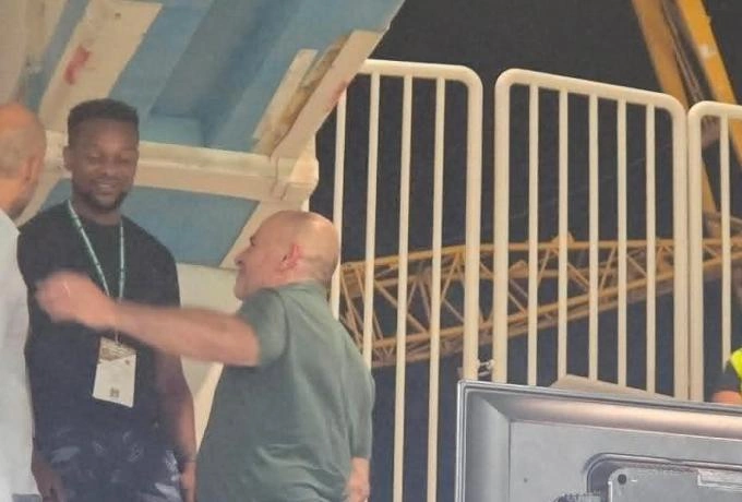 Ο Γιάννης Αλαφούζος με τον Λιβάι Γκαρσία