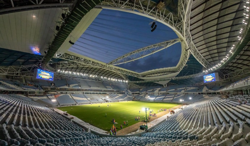 Η εξέλιξη της κατασκευής του Σταδίου. Η εξέλιξη της κατασκευής του Σταδίου.