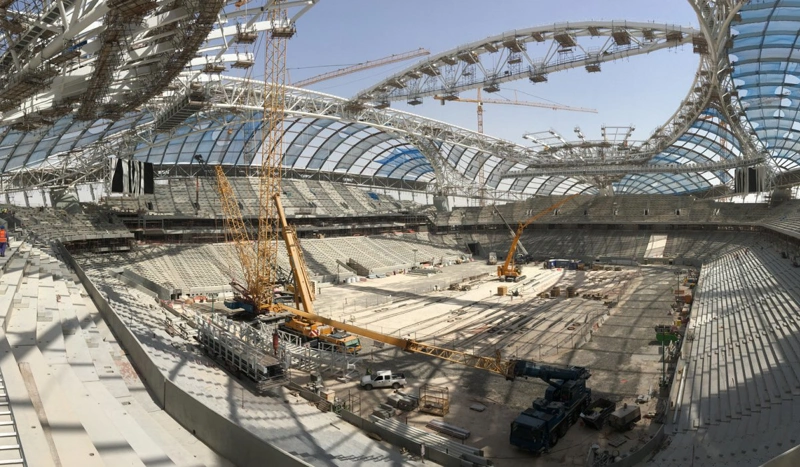 Η εξέλιξη της κατασκευής του Σταδίου. Η εξέλιξη της κατασκευής του Σταδίου.