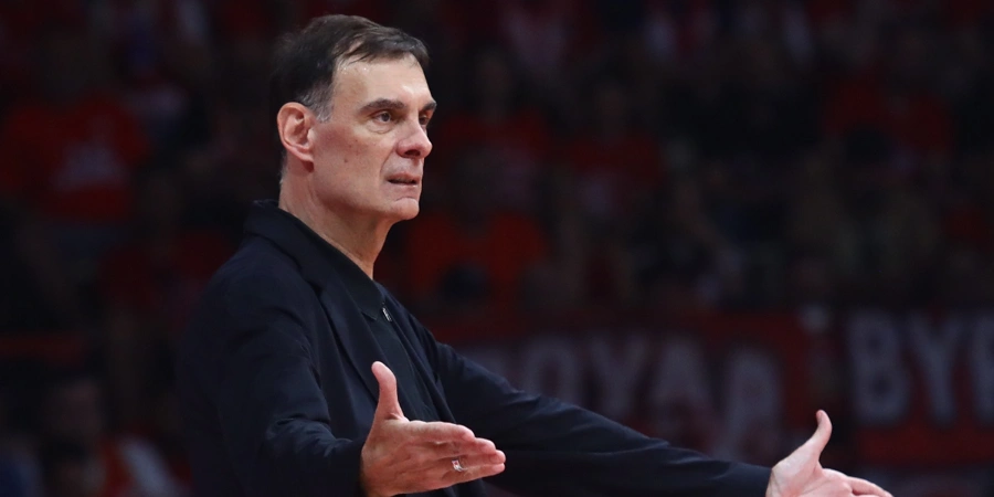 Ο Γιώργος Μπαρτζώκας στο Game 5 των τελικών