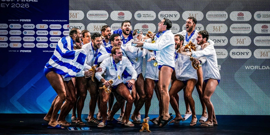 Η Εθνική πόλο που κατέκτησε το χρυσό μετάλλιο στο Παγκόσμιο Πρωτάθλημα