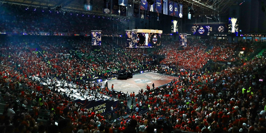 Το T-Center κατά την διάρκεια του τελικού της Euroleague