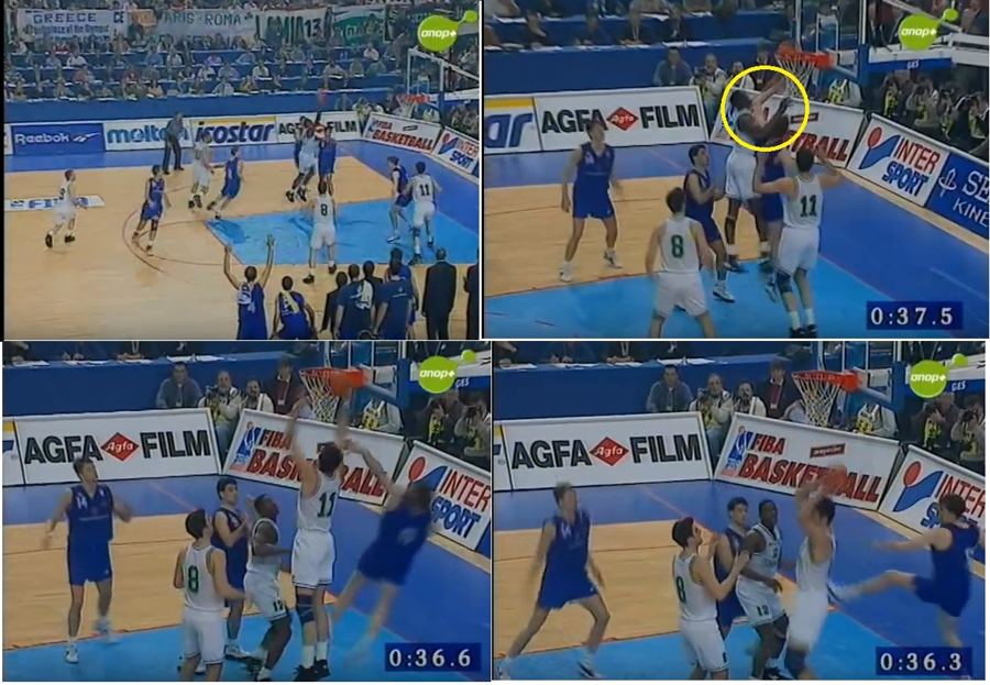 Το φάουλ του Γκόντφρεντ στον Ντομινίκ